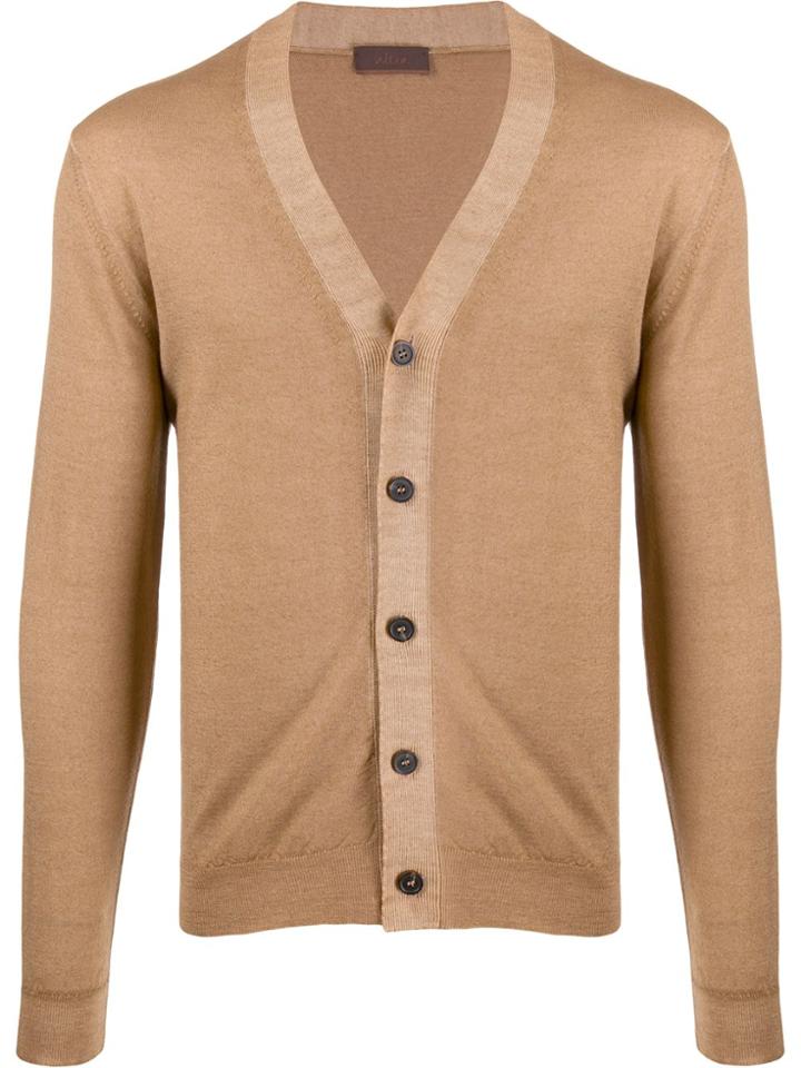 Altea Soft Knit Cardigan - Brown