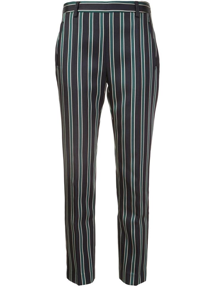 Tomas Maier Striped Tapered Trousers