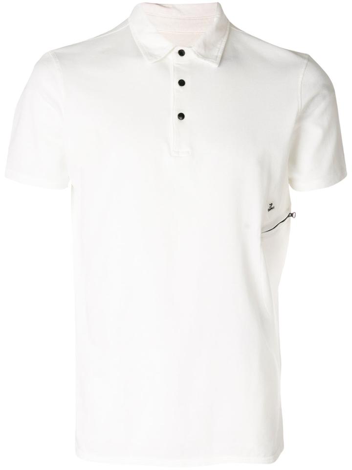 Cp Company Micronet Polo Shirt - White