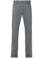 Emporio Armani Straight-leg Trousers - Grey