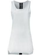 First Aid To The Injured - Fasciae Tank Top - Women - Cotton - 3, Grey, Cotton