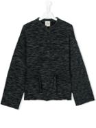 Douuod Kids - Buttoned Jacket - Kids - Cotton/acrylic/polyamide/viscose - 14 Yrs, Girl's, Black