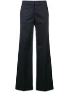 Ps By Paul Smith Wide Leg Trousers - Blue