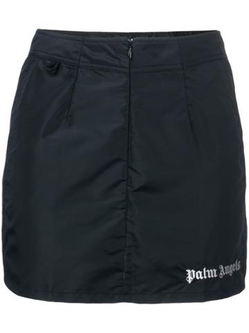 Palm Angels Mini Hi-tech Skirt - Black