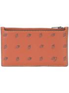 Coach Diamond Print Card Case - Brown