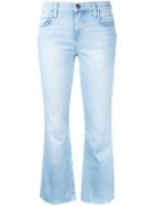 Current/elliott Cropped Jeans, Women's, Size: 27, Blue, Cotton/polyester/spandex/elastane