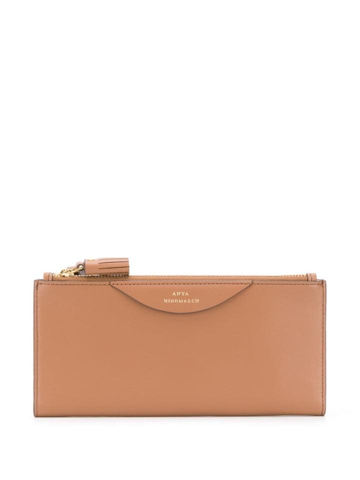 Anya Hindmarch Double Zipped Wallet - Brown