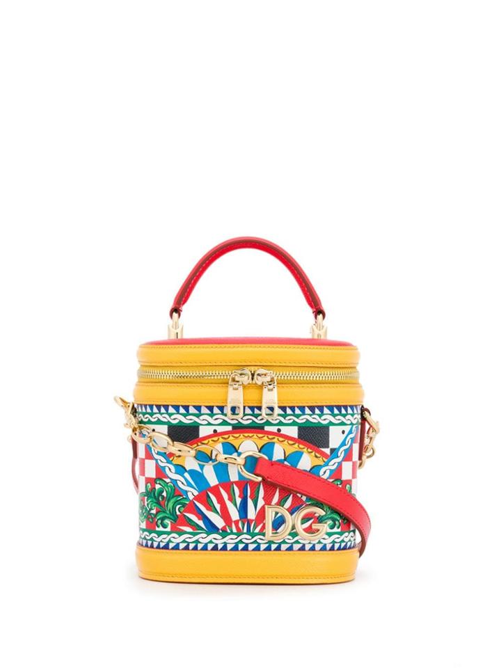 Dolce & Gabbana Sicillian Carretto Bag - Red