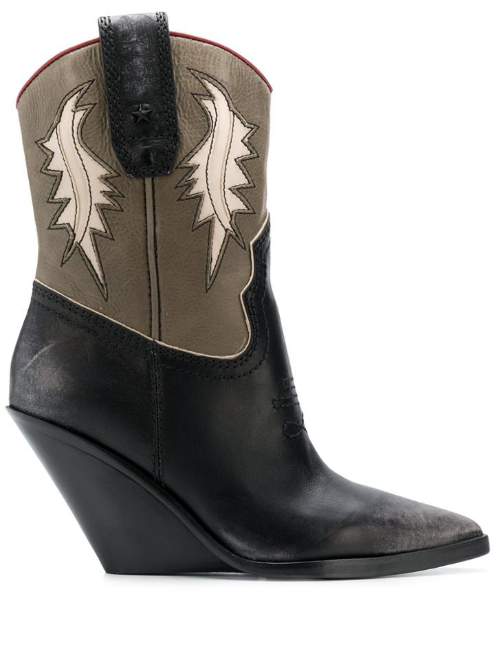 Diesel D-west Boots - Black