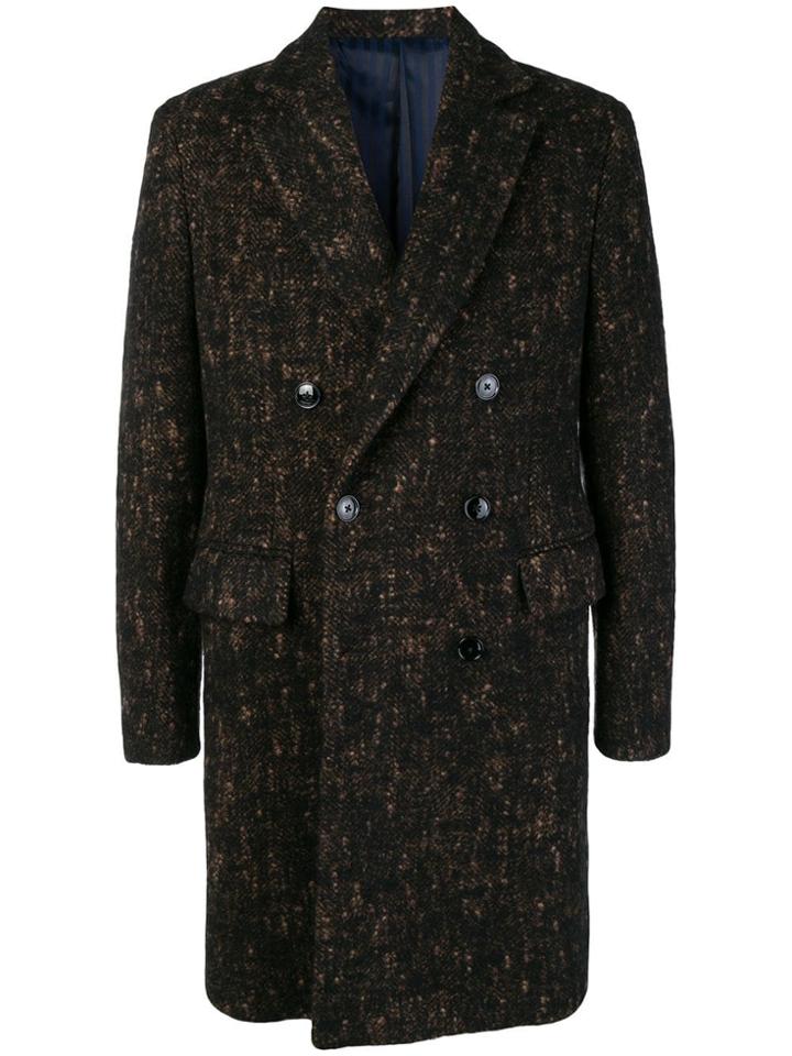 Mp Massimo Piombo Roger Coat - Brown