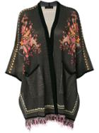 Etro - Aztec Embroidery Jacket - Women - Cotton/viscose - M, Brown, Cotton/viscose