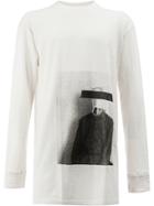 Song For The Mute Photo Print Longsleeved T-shirt - White