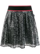 Love Moschino Sequinned Mini Skirt - Black