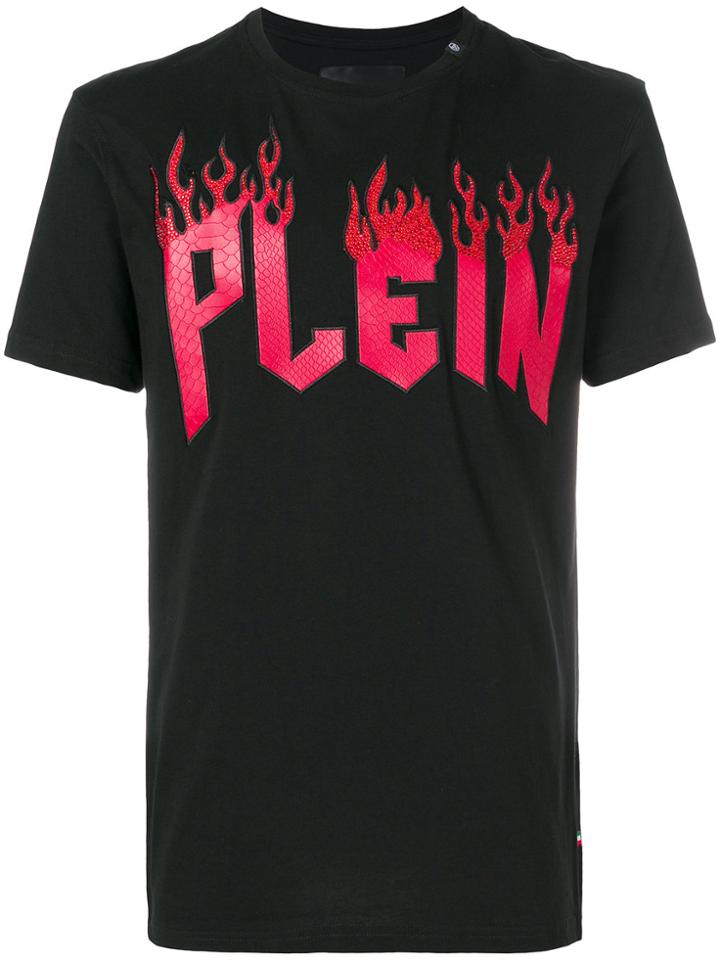 Philipp Plein Plein In Flame T-shirt - Black
