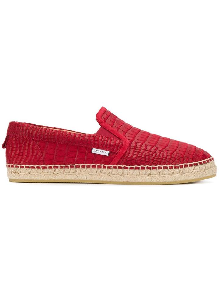 Jimmy Choo Vlad Espadrilles - Red