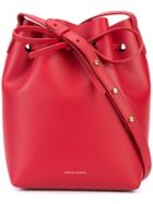 Mansur Gavriel Mini Bucket Bag - Red