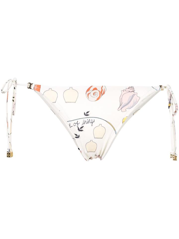 Tory Burch Gemini Link Bikini Bottoms - Neutrals