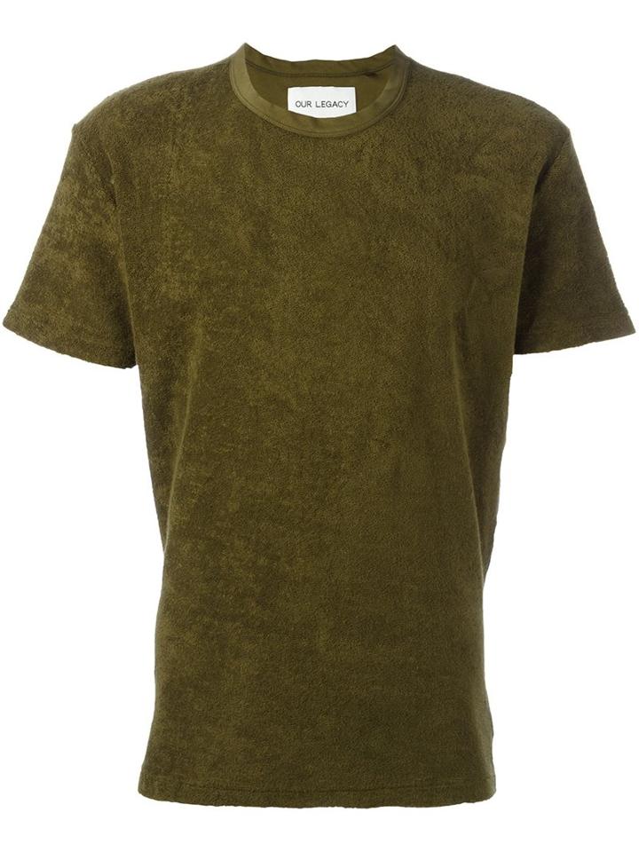 Our Legacy 'perfect' T-shirt, Men's, Size: 50, Green, Cotton