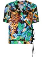 Kenzo Bamboo Tiger Kimono Top - Multicolour