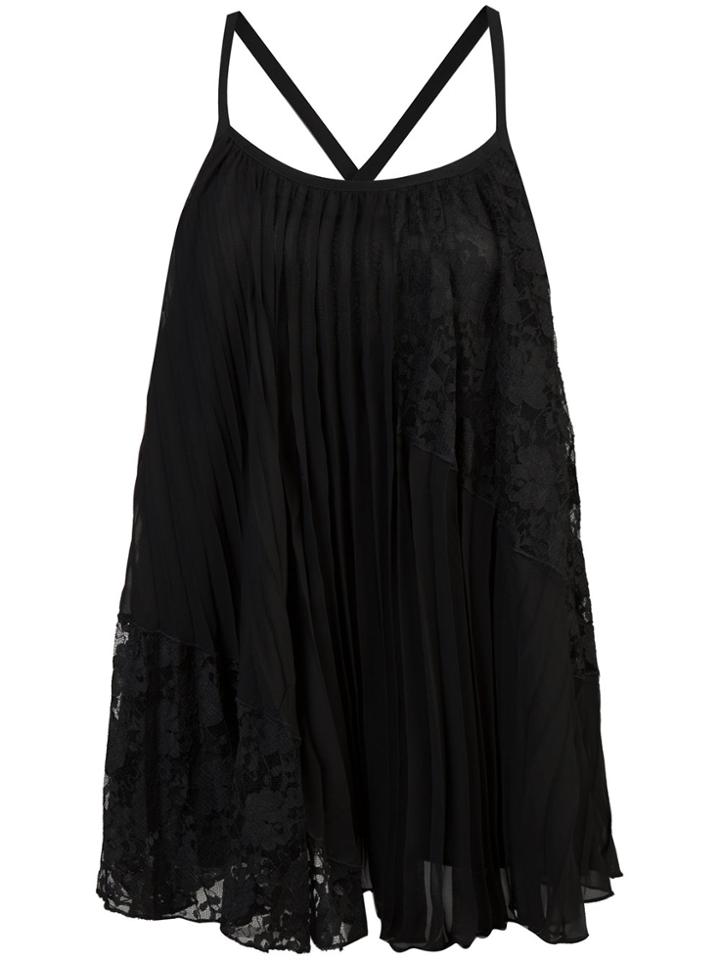 Derek Lam 10 Crosby Floral Embroidered Blouse - Black