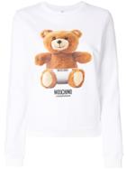 Moschino Underwear Teddy Print Sweatshirt - White
