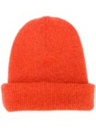 Indress Chunky Knit Beanie Hat - Orange