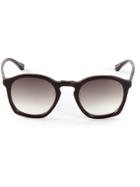 Linda Farrow Gradient Lense Sunglasses - Pink