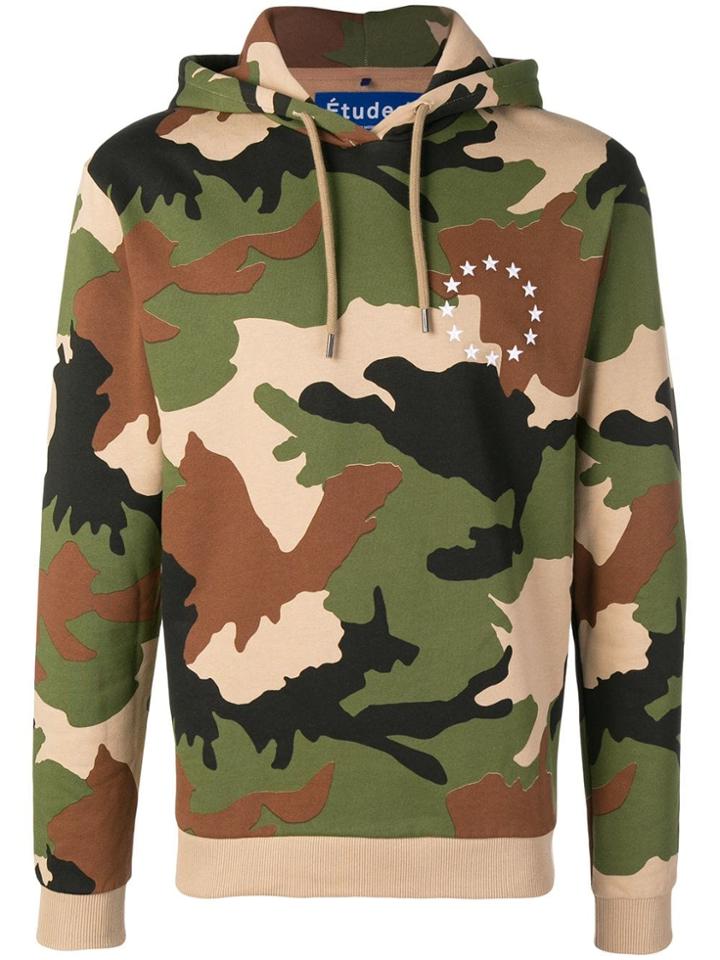 Études Camouflage Hoodie - Green