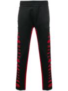 Philipp Plein Embroidered Logo Track Trousers - Black