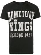 Philipp Plein - 'hometown Kings' Logo T-shirt - Men - Cotton - M, Black, Cotton