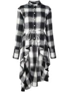 Haculla Signature Woven Checked Shirt Dress - Black
