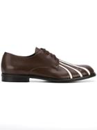 Marni Striped Chic Shoes - Brown