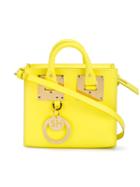 Sophie Hulme - Mini Box Albion Bag - Women - Leather - One Size, Women's, Yellow/orange, Leather