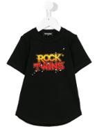 Dsquared2 Kids Rock Twins T-shirt, Boy's, Size: 12 Yrs, Black