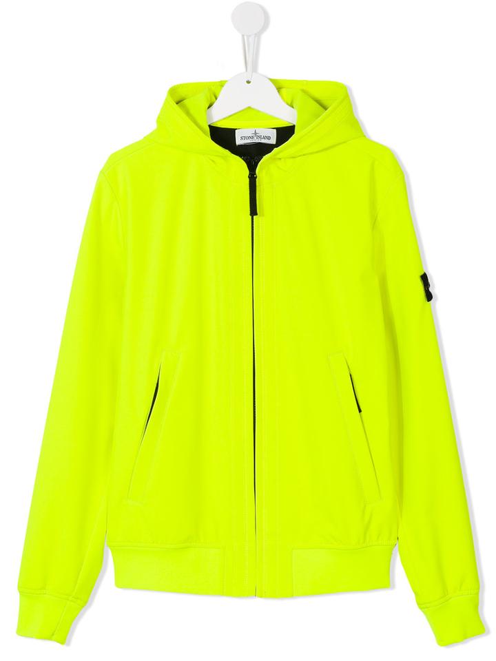 Stone Island Kids Zipped Jacket, Boy's, Size: 14 Yrs, Yellow/orange