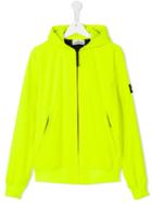 Stone Island Kids Zipped Jacket, Boy's, Size: 14 Yrs, Yellow/orange