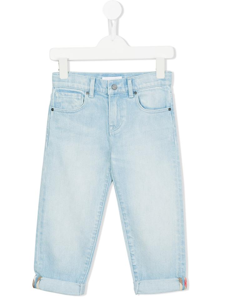 Burberry Kids Boyfriend Jeans, Size: 6 Yrs, Blue