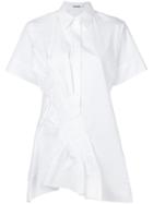 Jil Sander Structured Shortsleeved Shirt - White