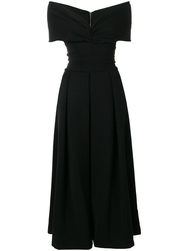 Preen By Thornton Bregazzi Long Empire Line Dress - Black