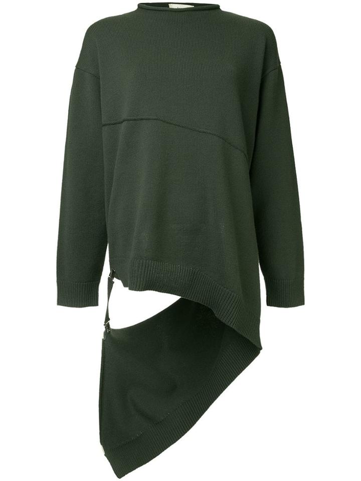 Ports 1961 Slashed Jumper - Green
