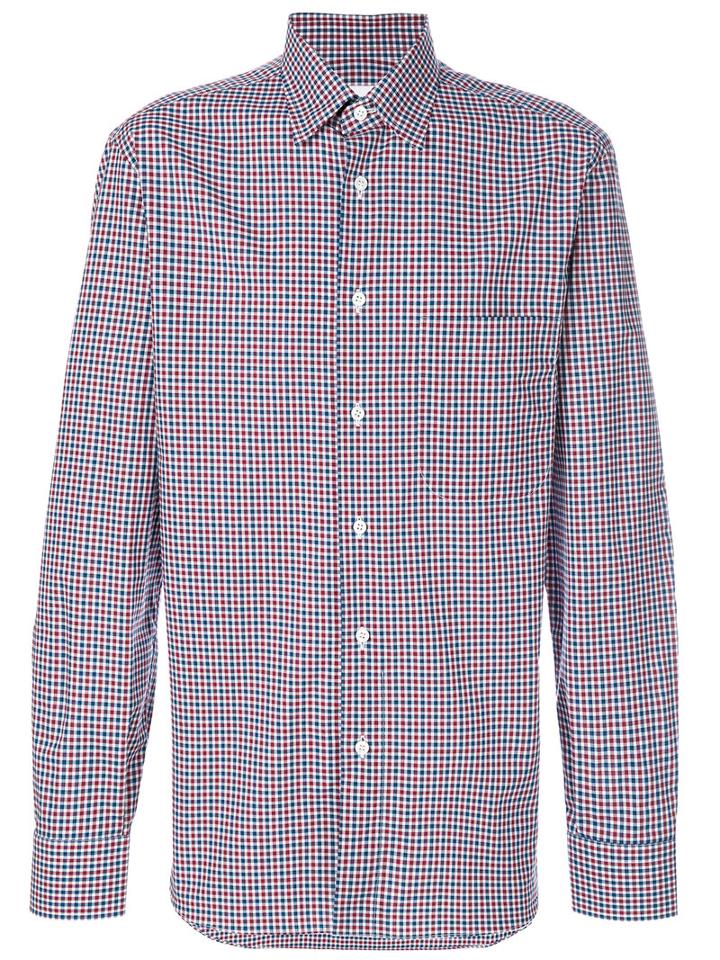 Brioni - Checked Shirt - Men - Cotton - Xl, Blue, Cotton