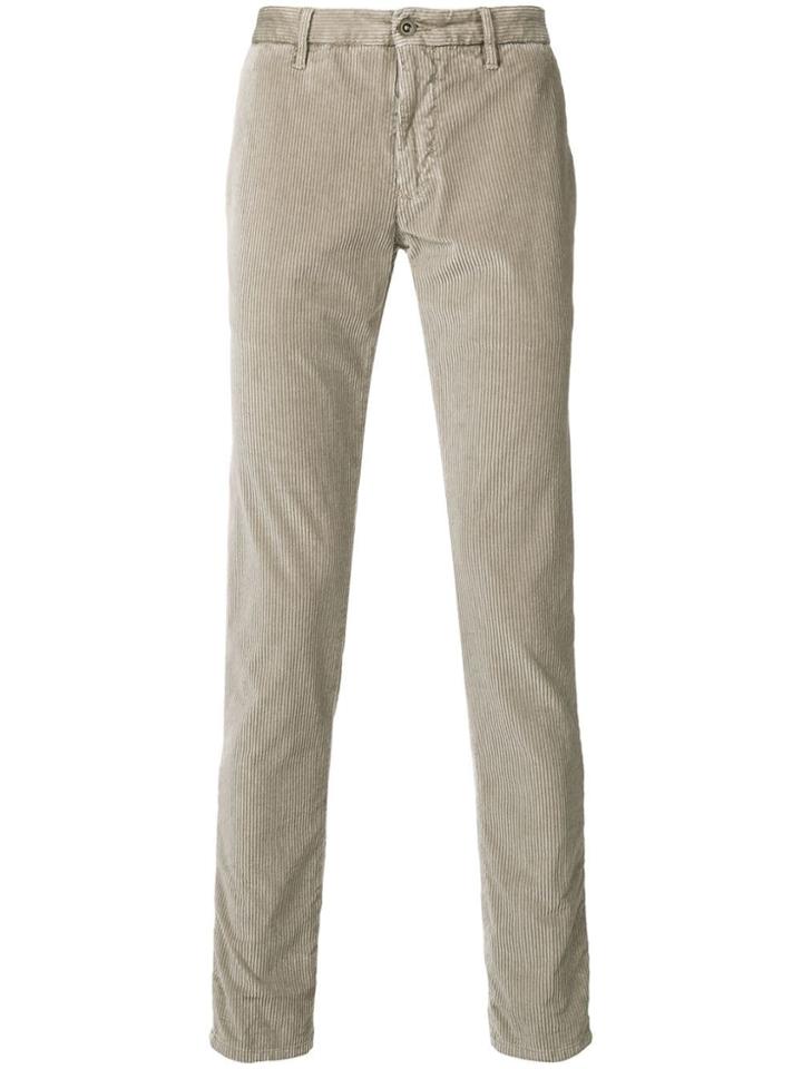 Incotex Slim Corduroy Trousers - Nude & Neutrals