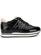 Hogan Platform Runner Sneakers - Black