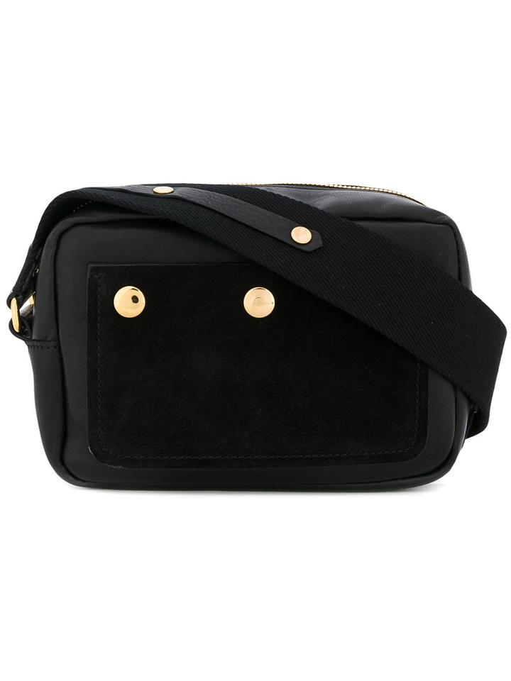 Merrow Crossbody Bag - Women - Calf Leather/lamb Skin - One Size, Black, Calf Leather/lamb Skin, Isabel Marant