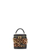 Dolce & Gabbana Round Leopard-effect Tote - Black
