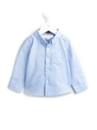 Burberry Kids - Button Down Shirt - Kids - Cotton - 6 Mth, Infant Boy's, Blue