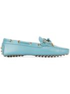 Tod's Gommnio Logo Plaque Loafers - Blue