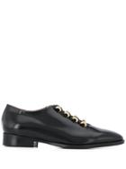 L'autre Chose Embellished Lace-up Shoes - Black