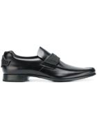 Prada Pointed Toe Oxfords - Black