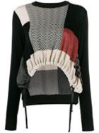 Comme Des Garçons Noir Kei Ninomiya Patchwork Jumper - Black